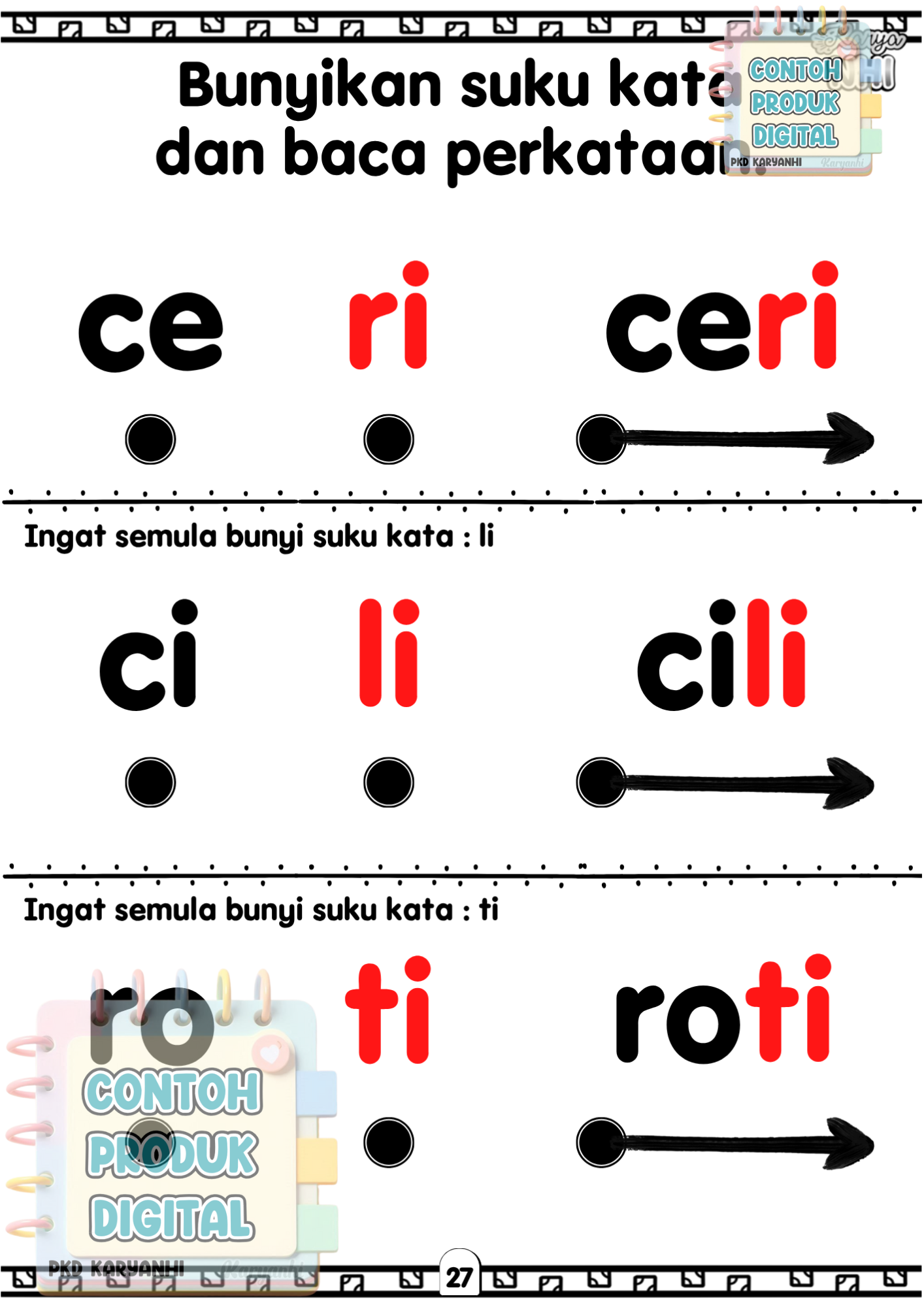 3 Modul Seronok Baca Bersama (Bantu Anak Baca)