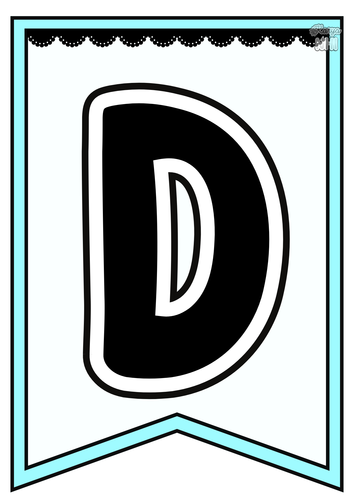 Dekorasi Huruf Sempena Bulan Ramadan