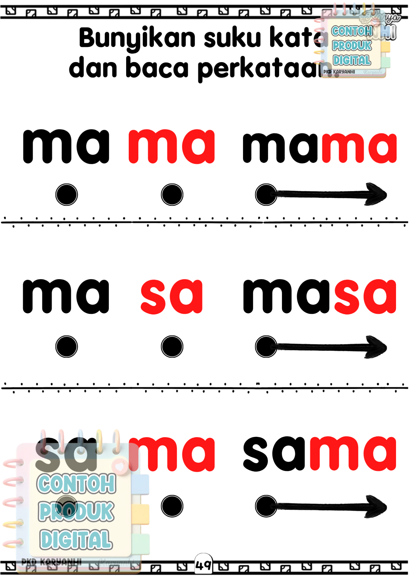 3 Modul Seronok Baca Bersama (Bantu Anak Baca)