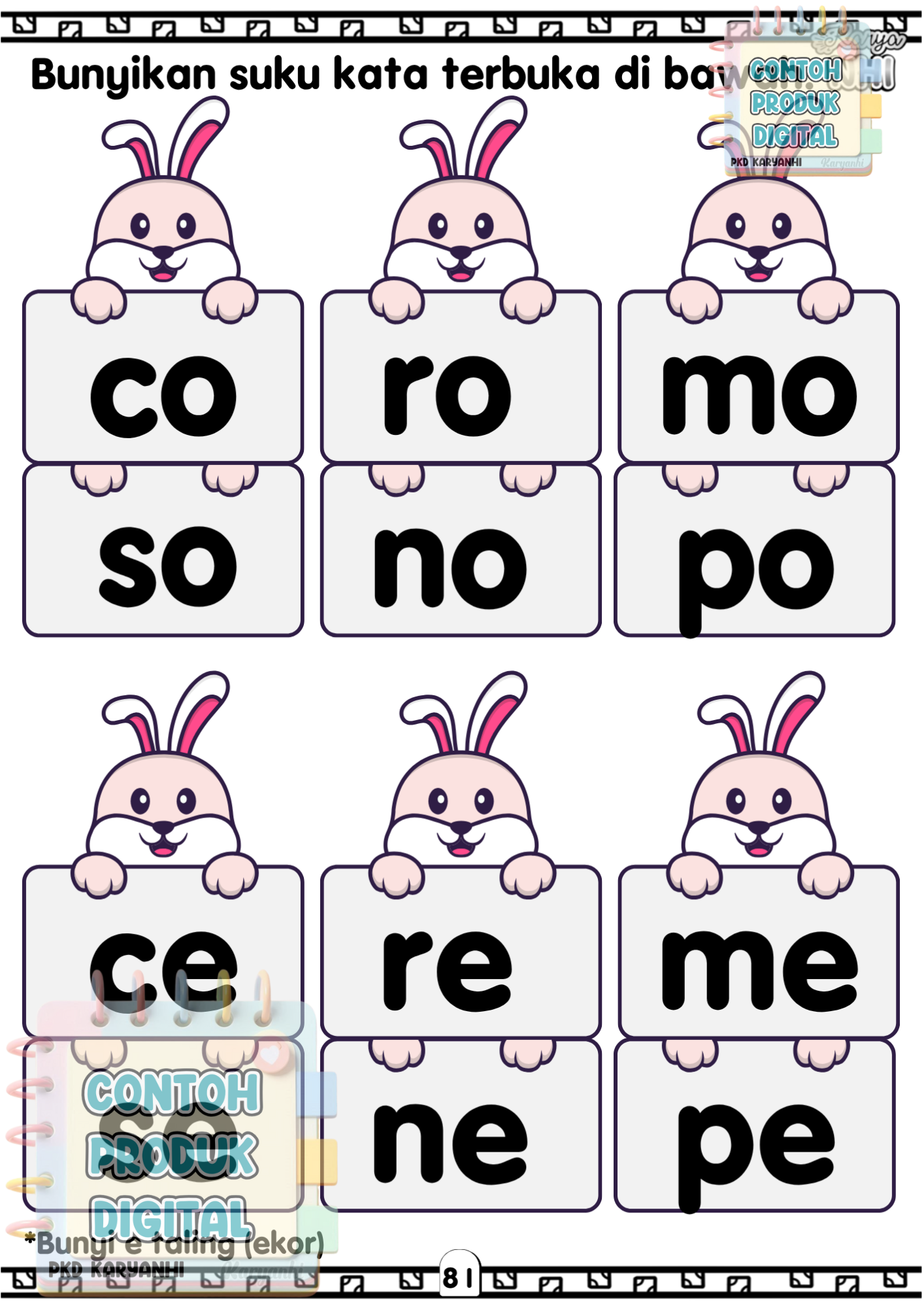 3 Modul Seronok Baca Bersama (Bantu Anak Baca)