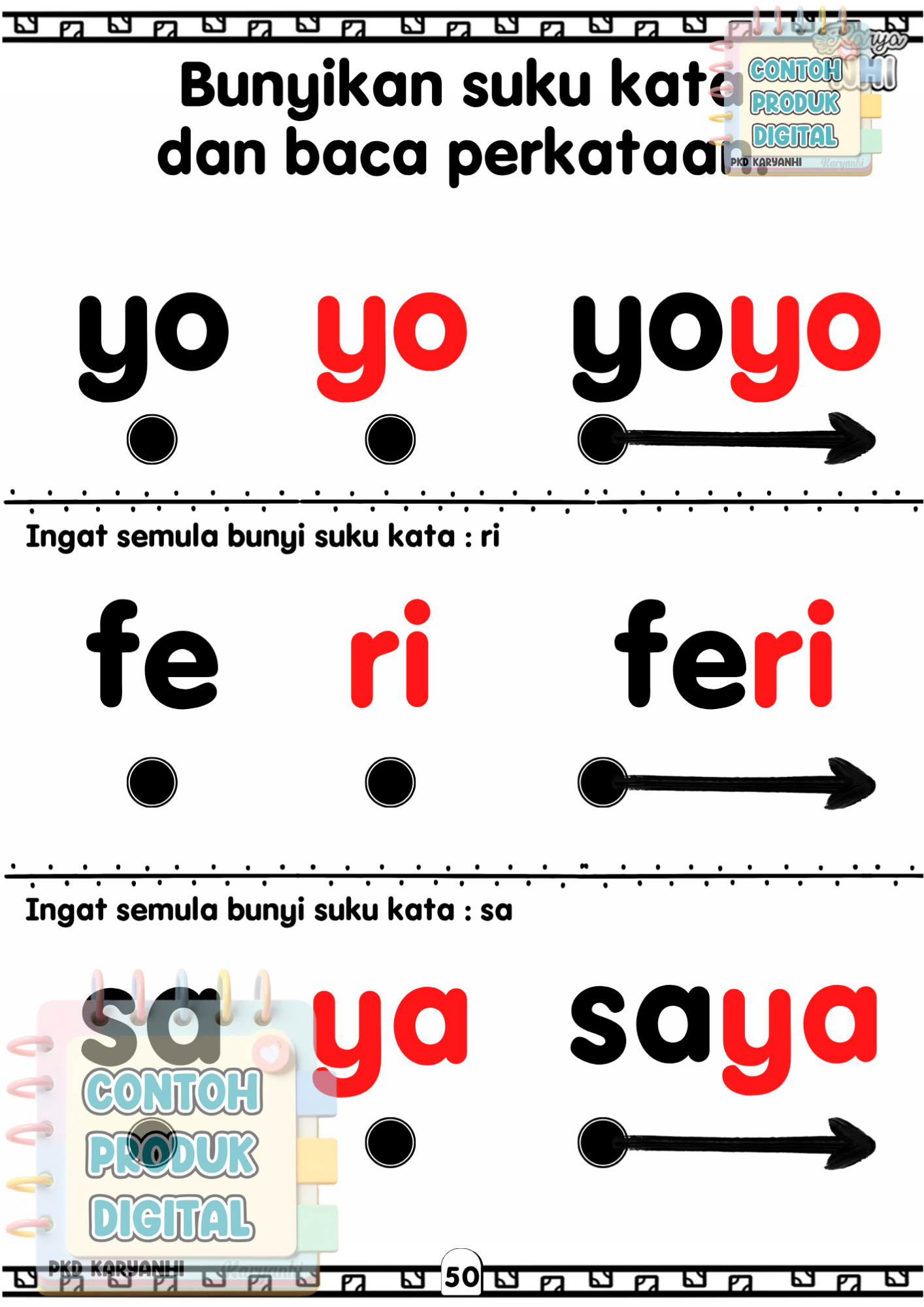 3 Modul Seronok Baca Bersama (Bantu Anak Baca)