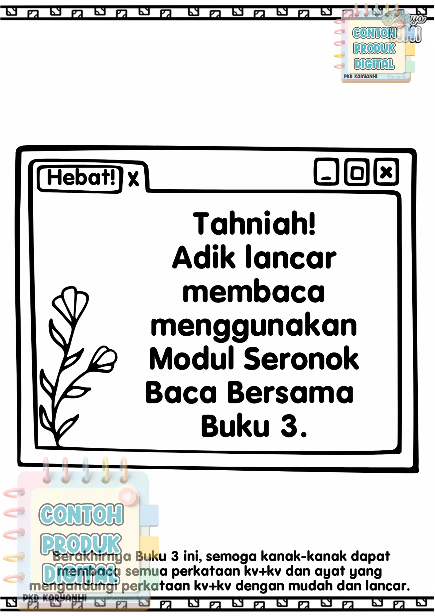 3 Modul Seronok Baca Bersama (Bantu Anak Baca)