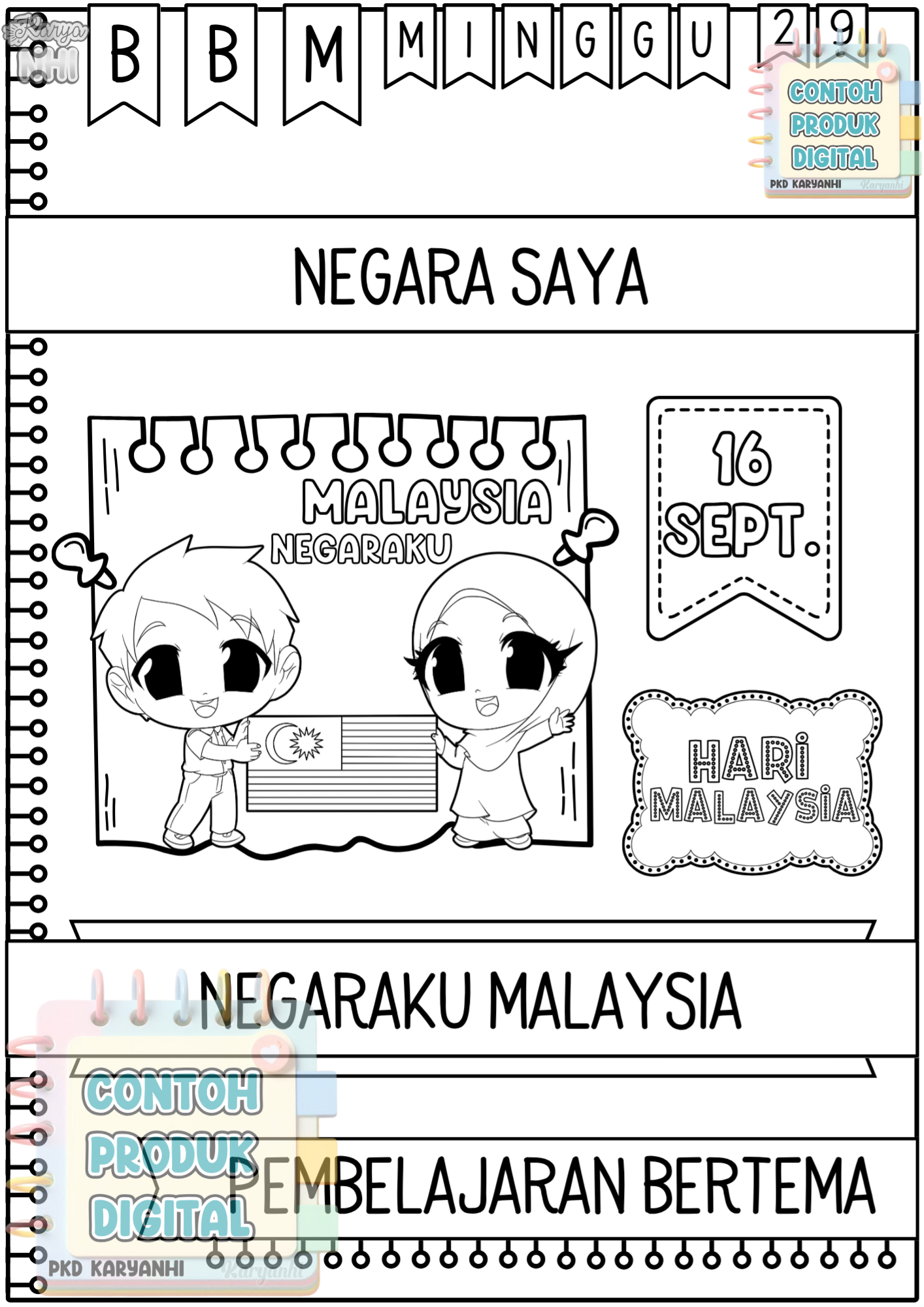 BBM Minggu 29 Negaraku Malaysia KaryaNHI