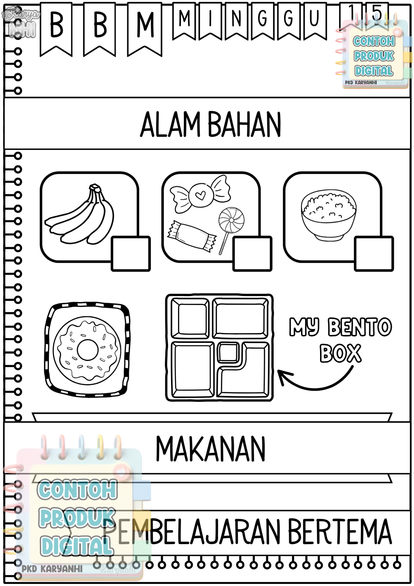 BBM Minggu 15 Makanan