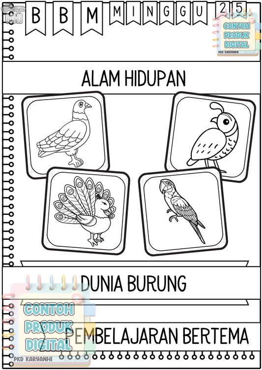 BBM Minggu 25 Dunia Burung KaryaNHI