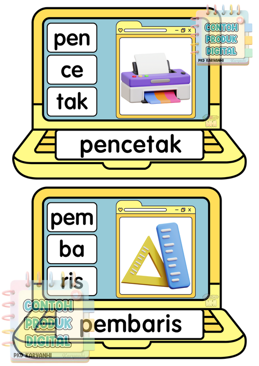 Bahan Membaca untuk Kanak-kanak Tadika Prasekolah