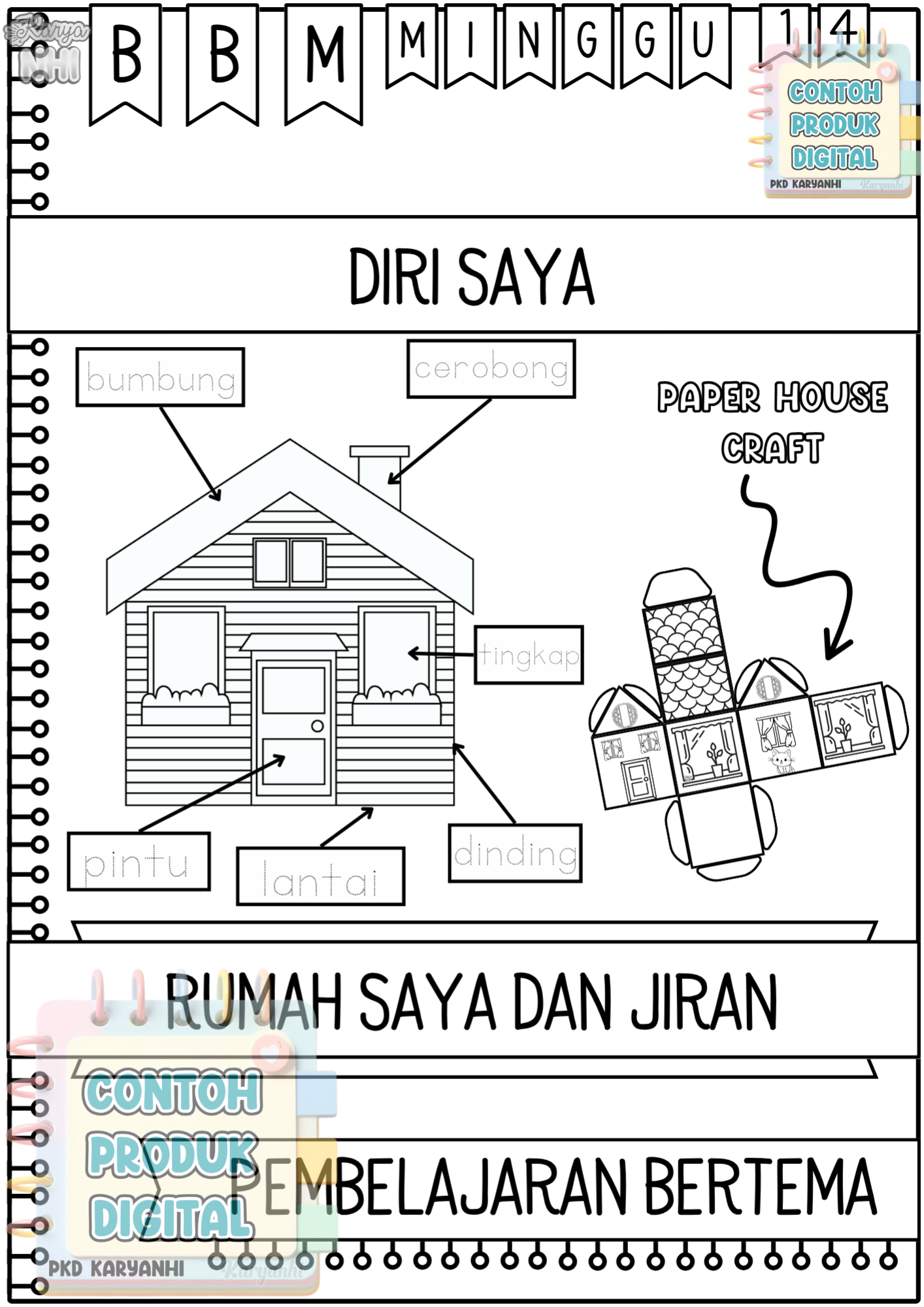 BBM Minggu 14 Rumah Saya dan Jiran
