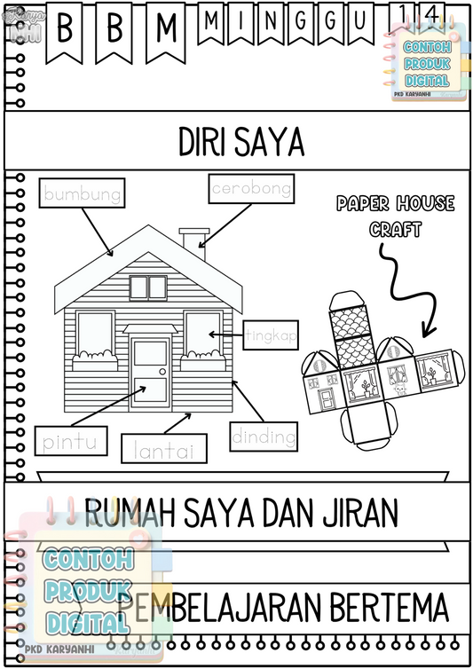 BBM Minggu 14 Rumah Saya dan Jiran