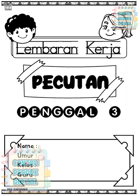 Lembaran Kerja Penggal 3 Tadika Prasekolah