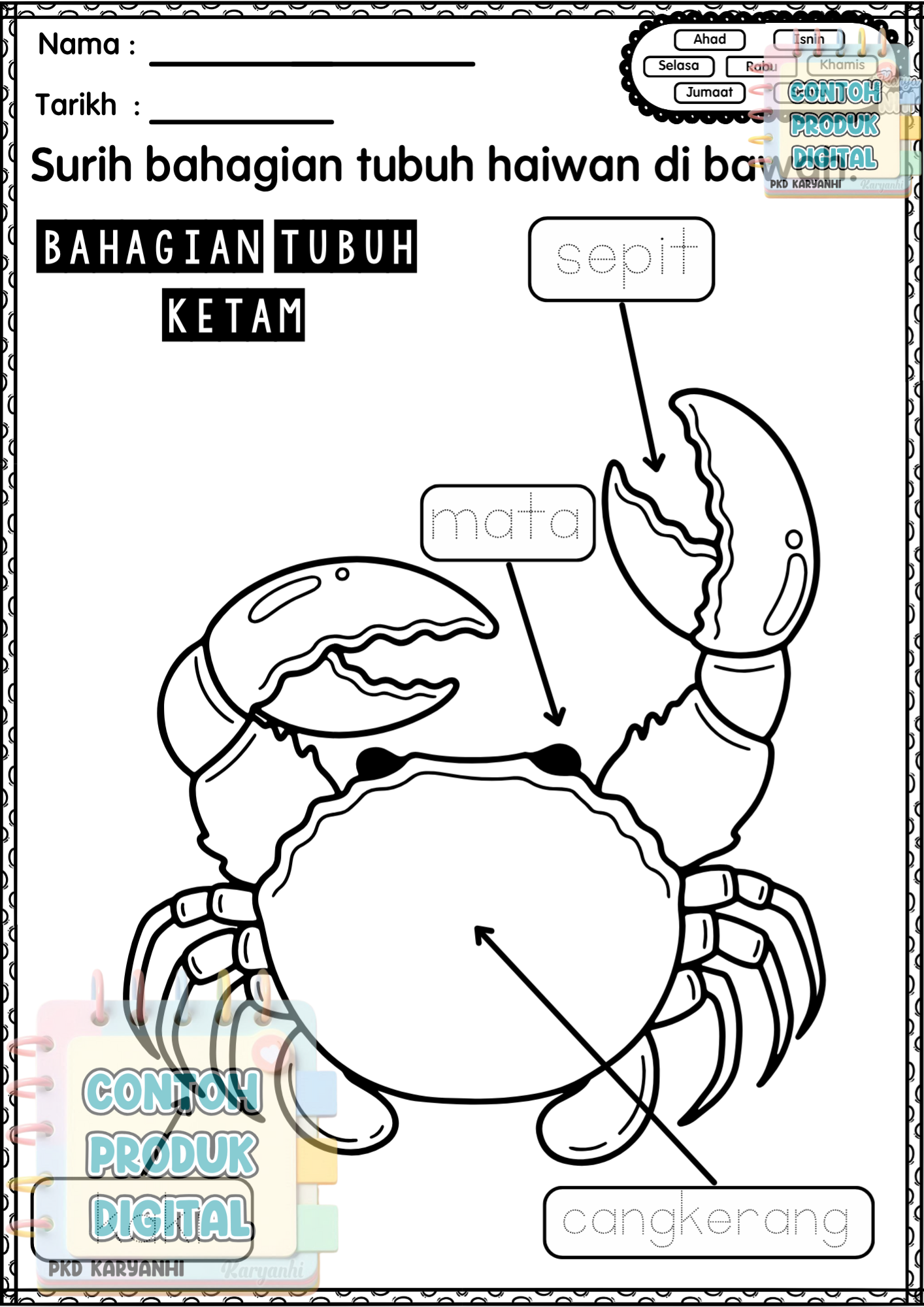 BBM Minggu 36 Haiwan Akuatik KaryaNHI