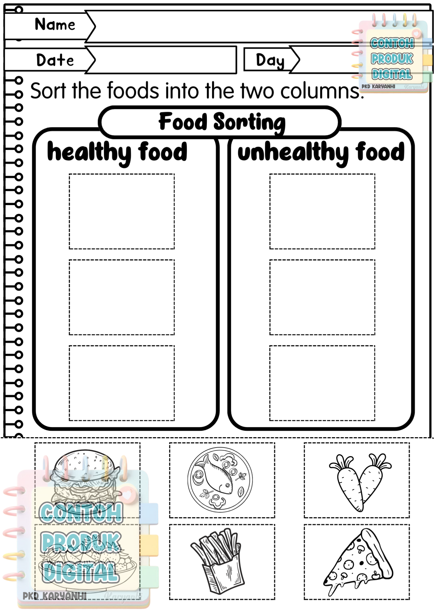 BBM Minggu 15 Makanan