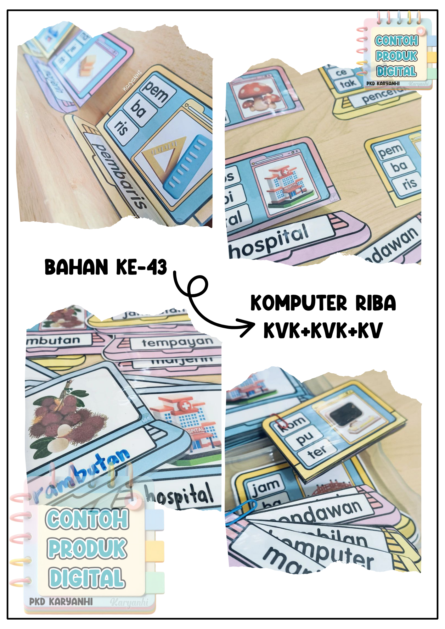 Bahan Membaca untuk Kanak-kanak Tadika Prasekolah
