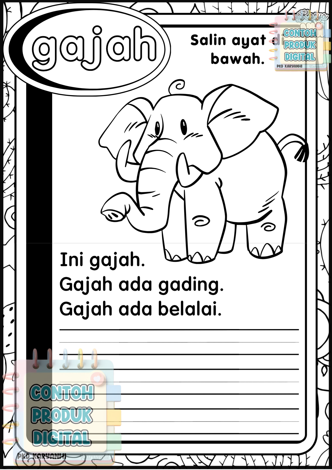 BBM Minggu 35 Haiwan Liar KaryaNHI