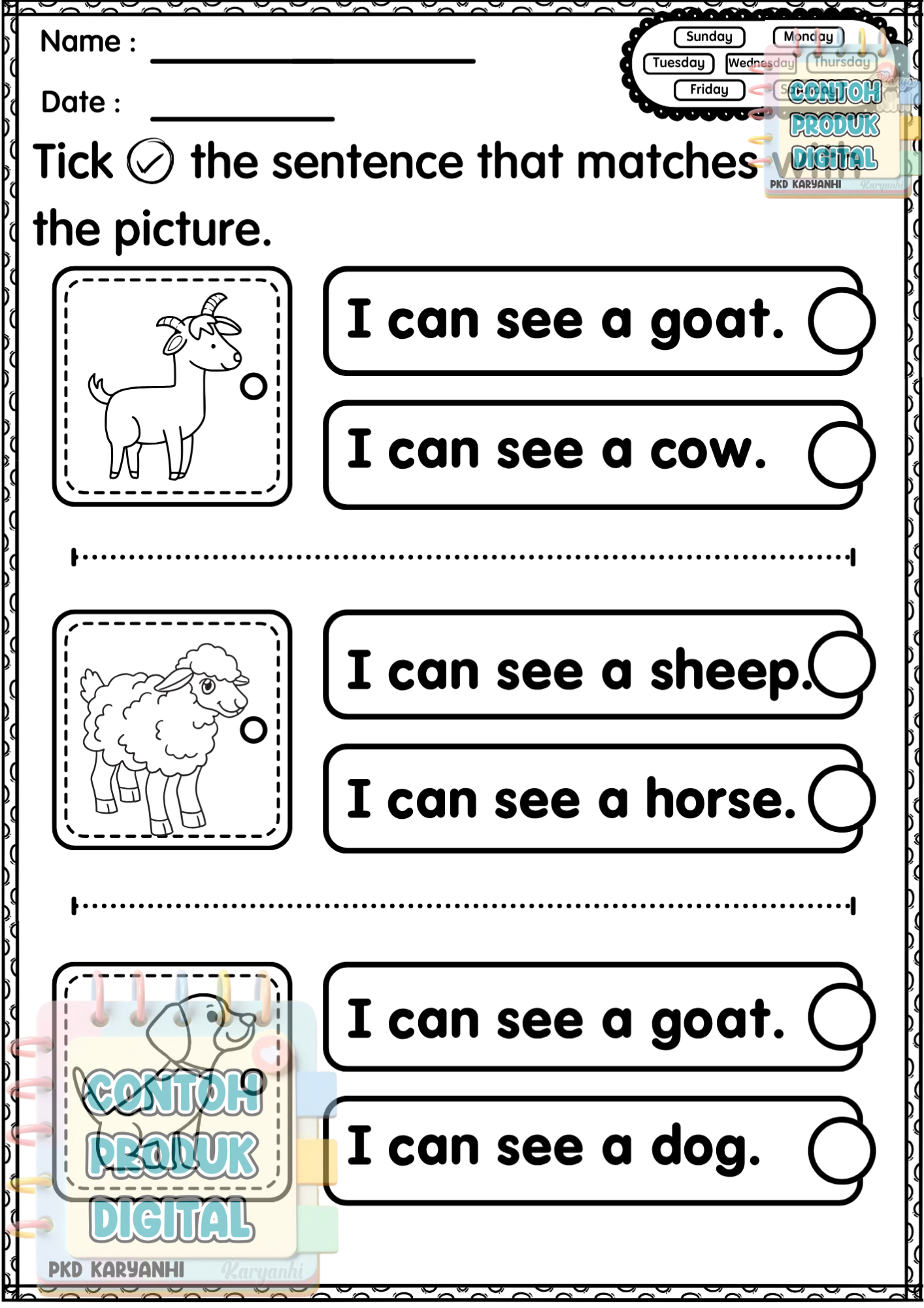 BBM Minggu 23 & 24 Haiwan Jinak KaryaNHI