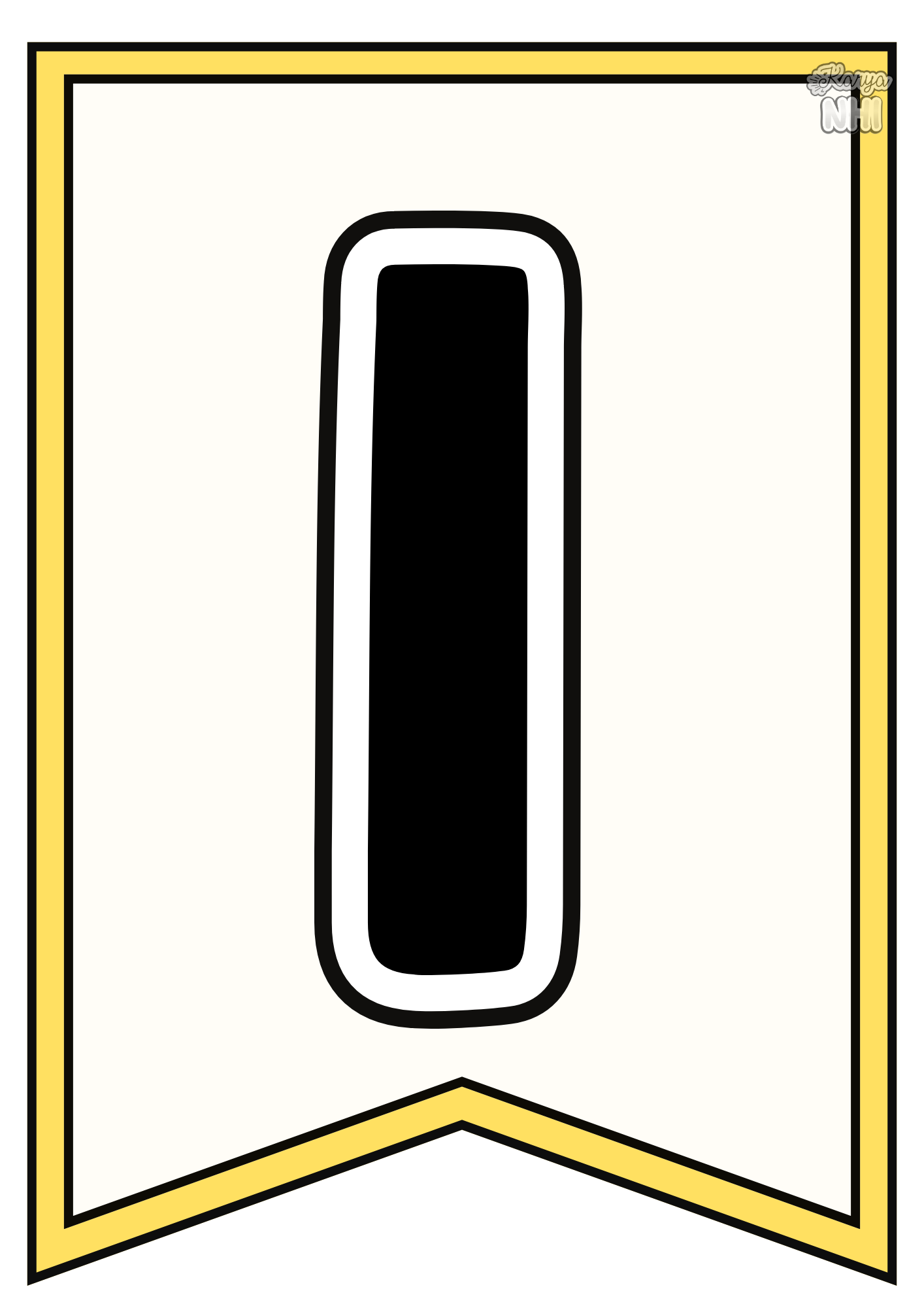 Dekorasi Huruf Sempena Bulan Ramadan