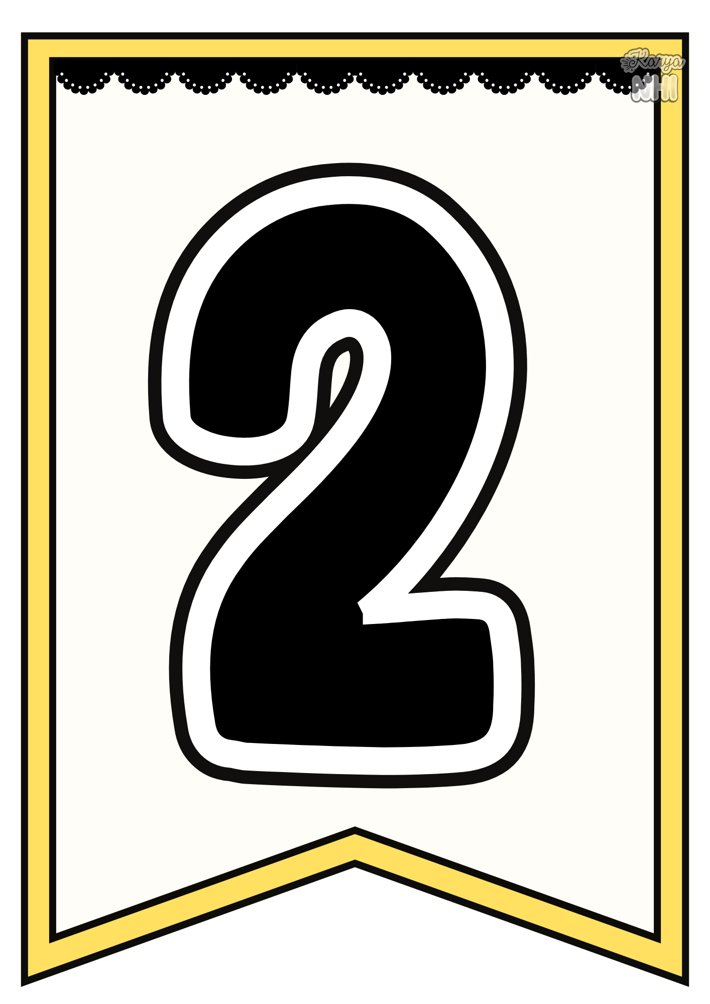 Dekorasi Huruf Sempena Bulan Ramadan