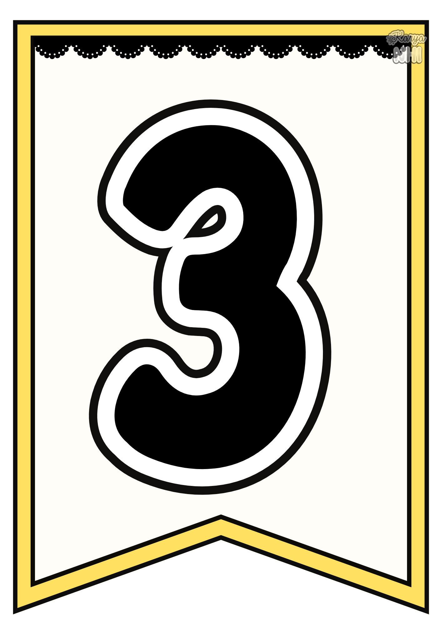 Dekorasi Huruf Sempena Bulan Ramadan