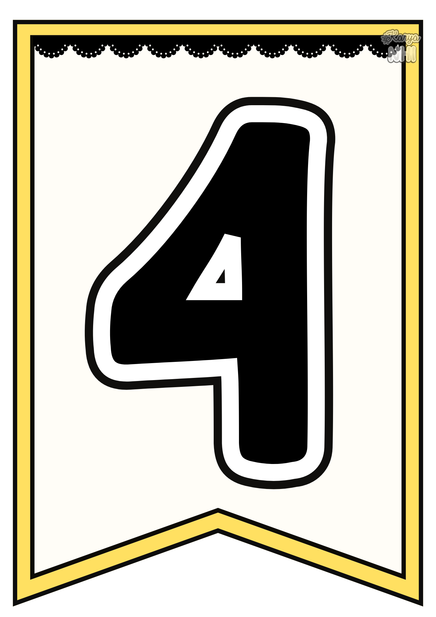 Dekorasi Huruf Sempena Bulan Ramadan