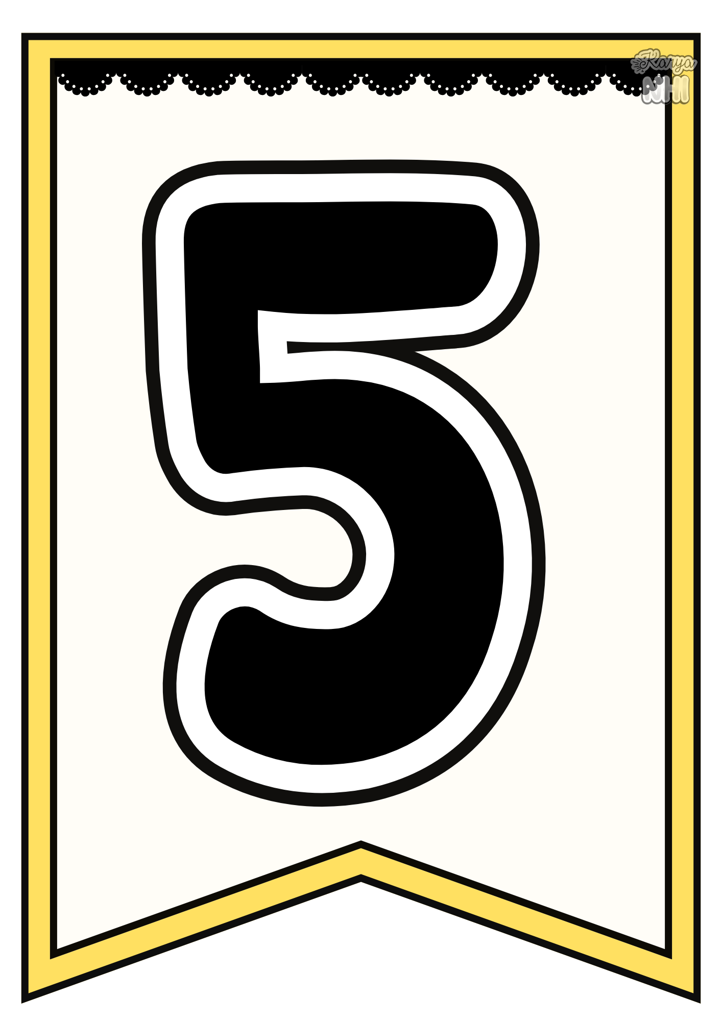 Dekorasi Huruf Sempena Bulan Ramadan