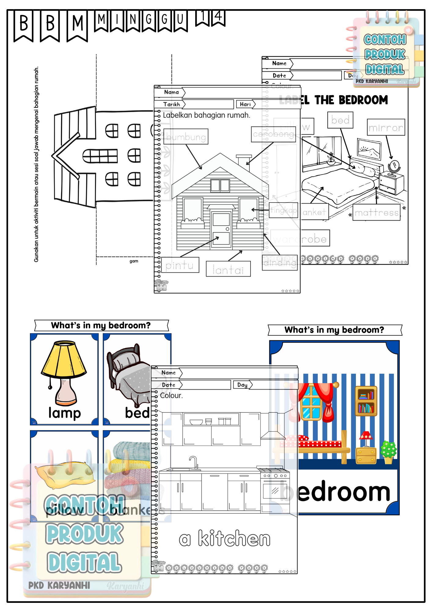 BBM Minggu 14 Rumah Saya dan Jiran