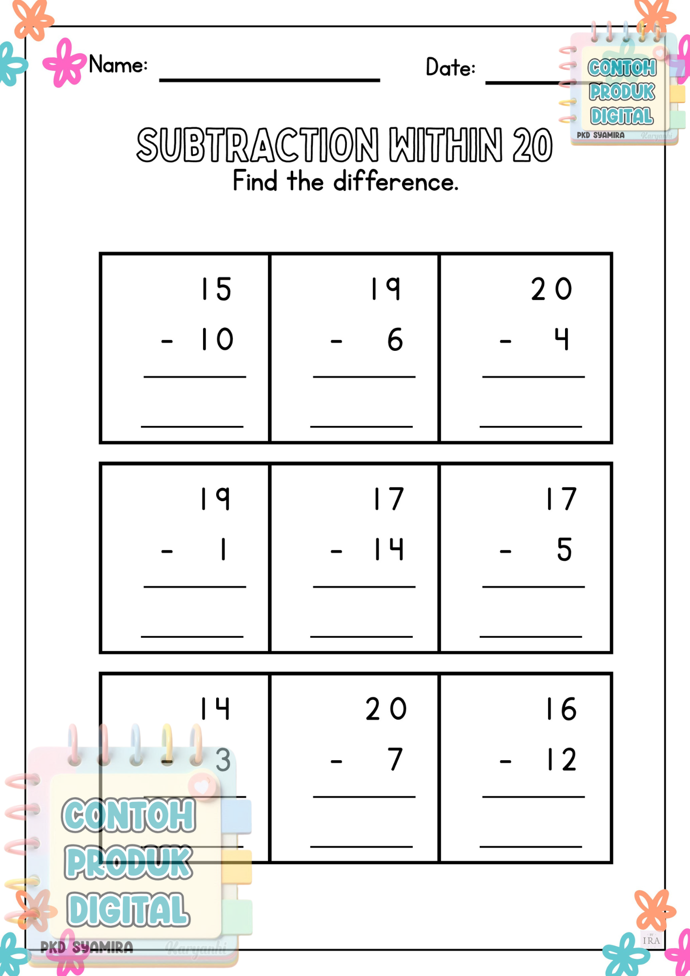 My Math Practice Book 1