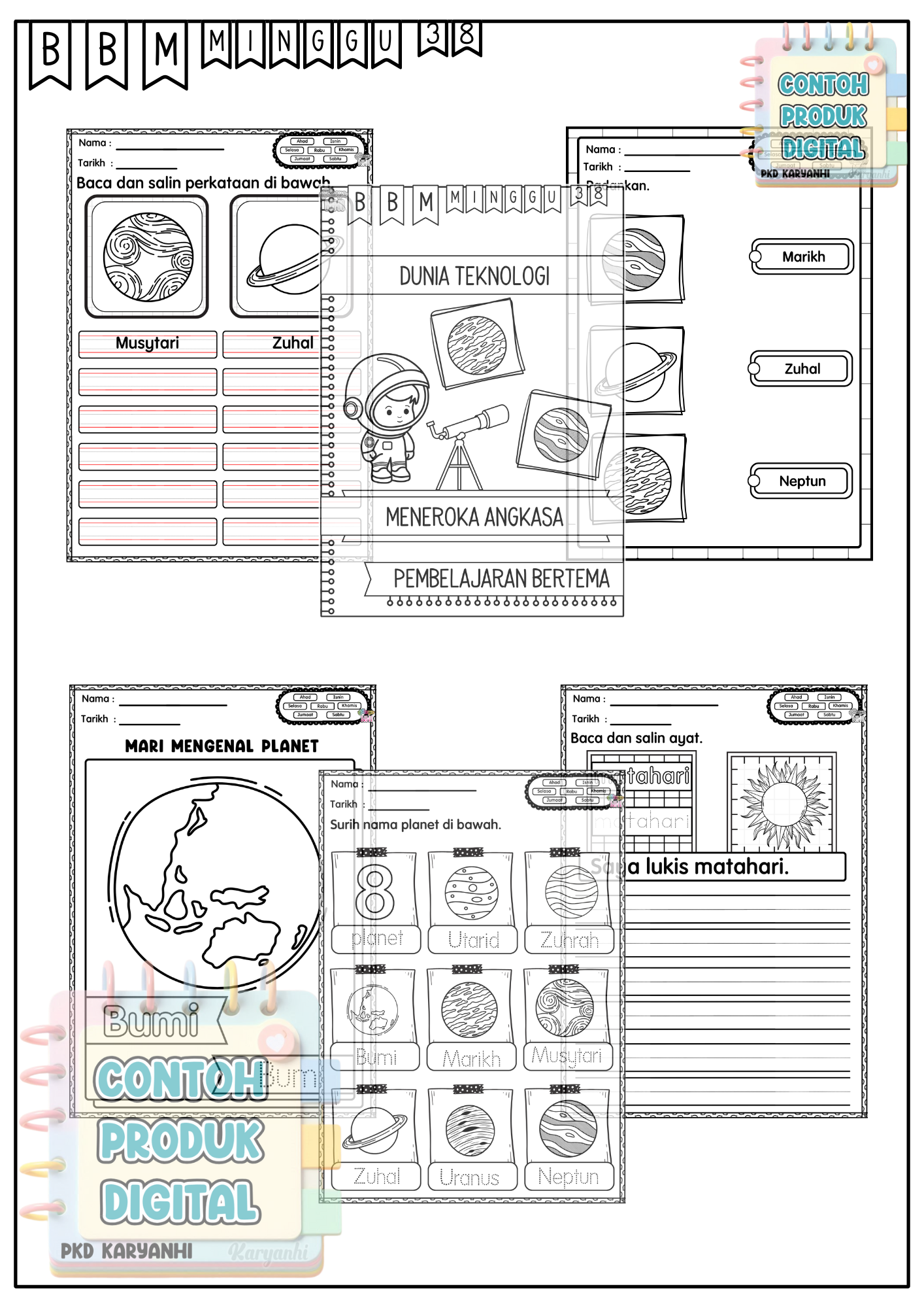 BBM Minggu 38 Meneroka Angkasa KaryaNHI