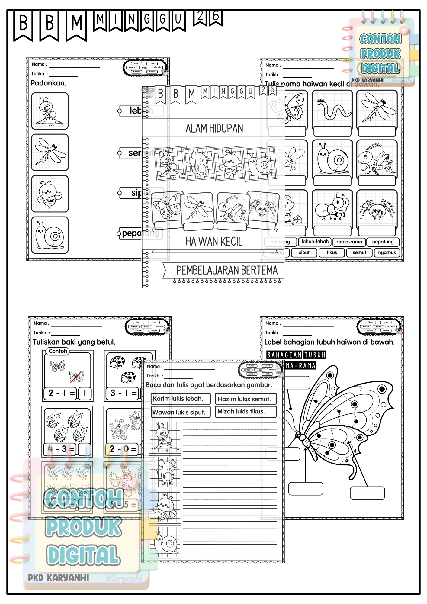 BBM Minggu 26 Haiwan Keci KaryaNHI