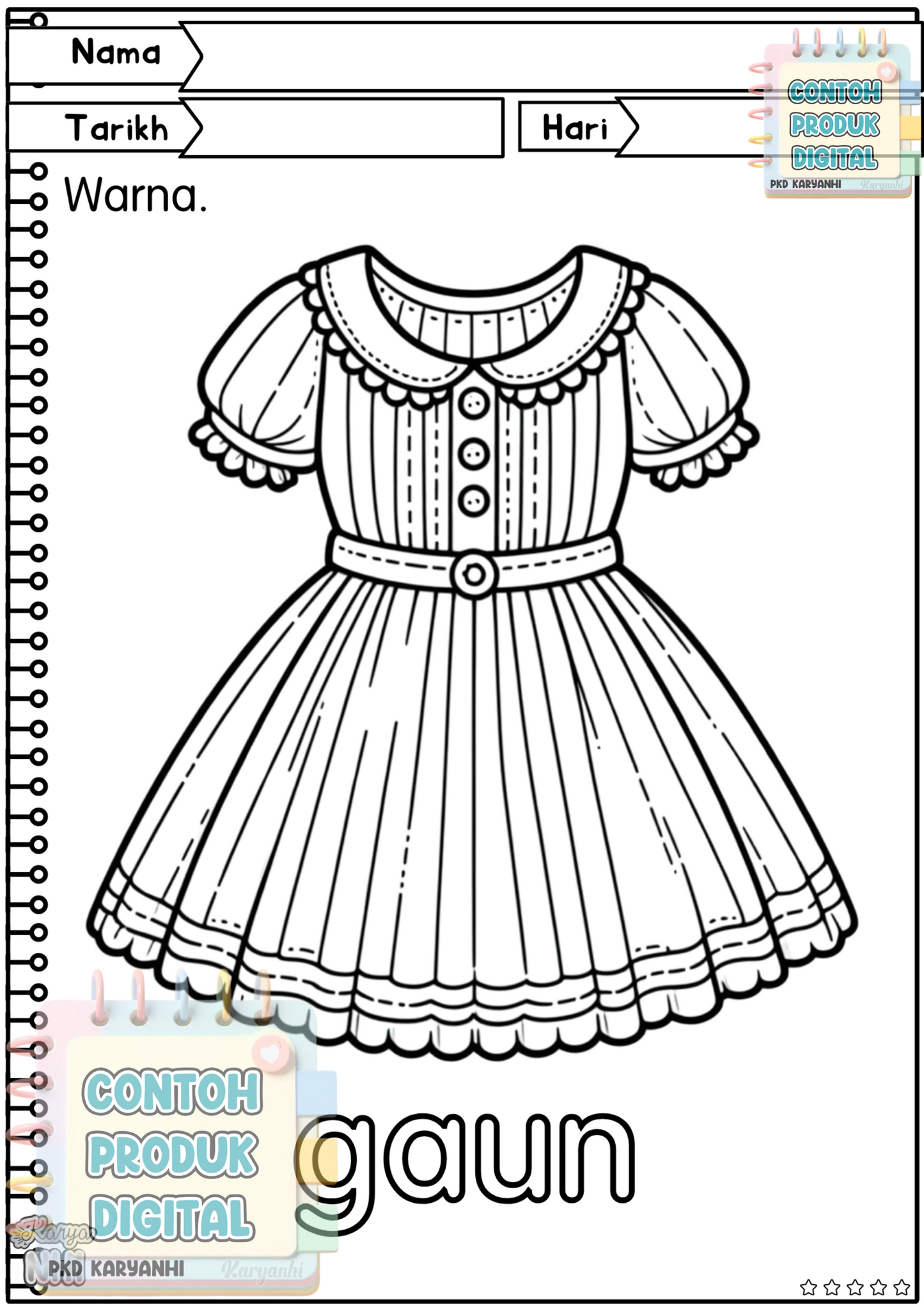 BBM Minggu 11 Pakaian dan Aksesori