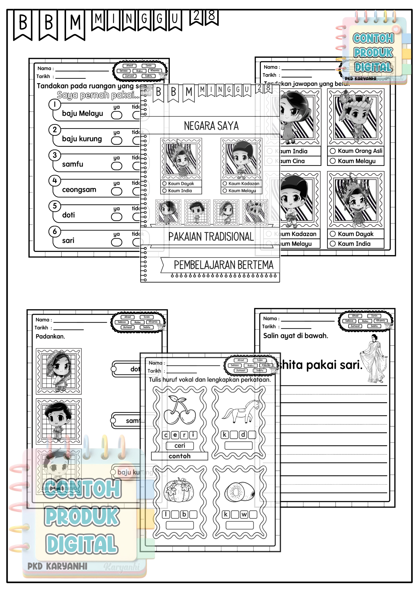 BBM Minggu 28 Pakaian Tradisional KaryaNHI