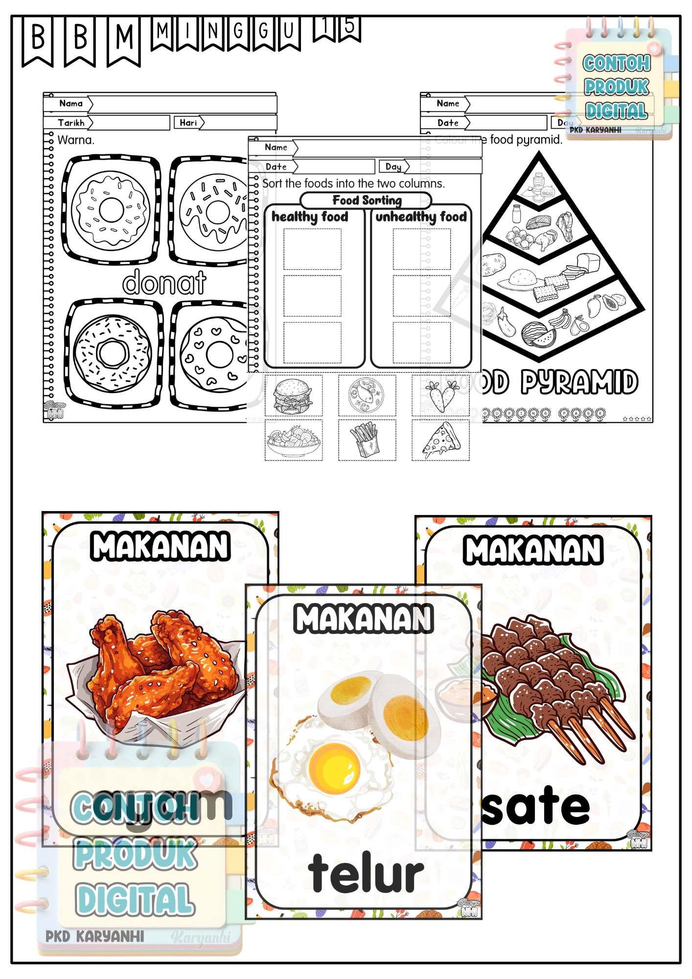 BBM Minggu 15 Makanan