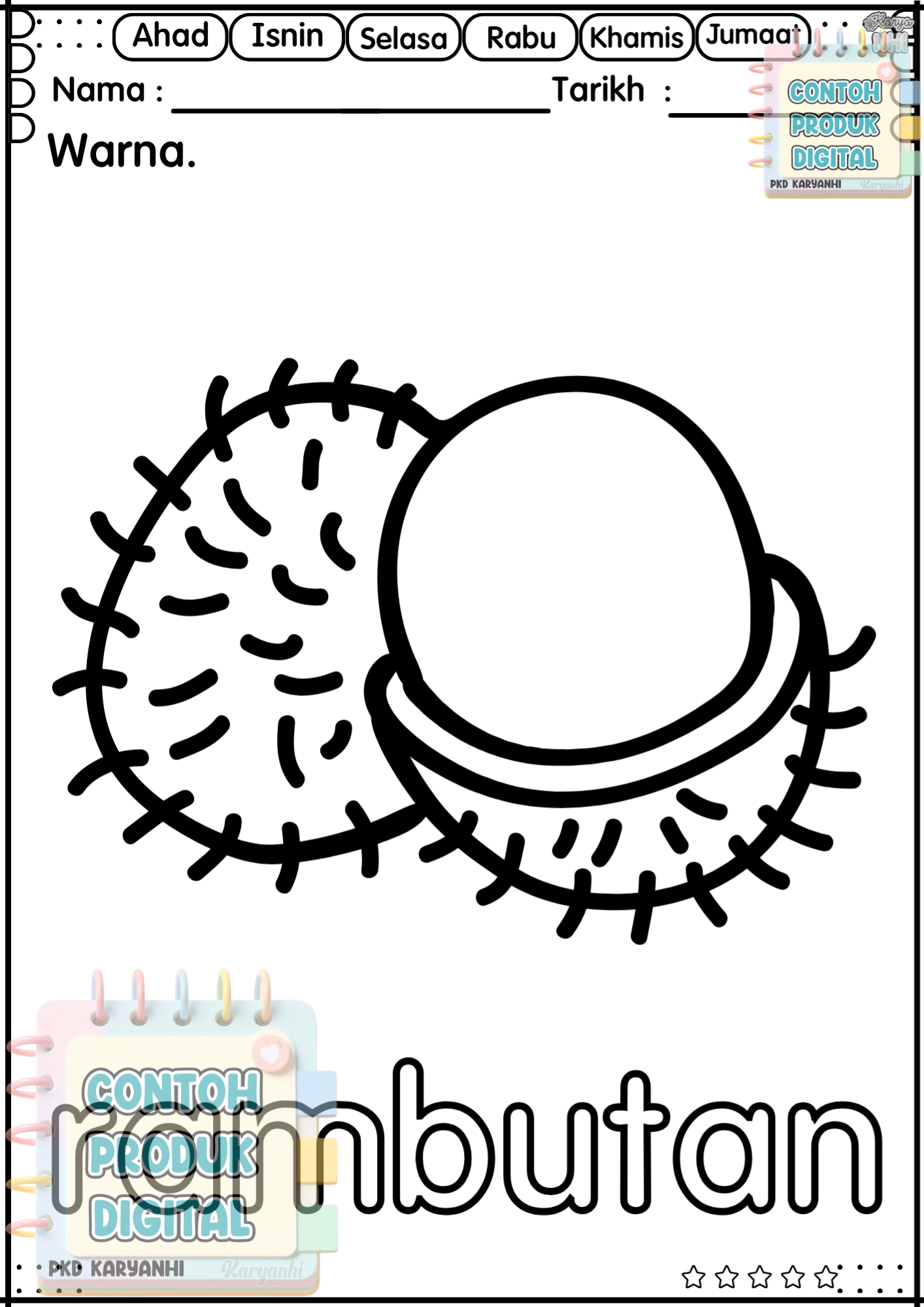 BBM Minggu 19 & 20 Buah-buahan