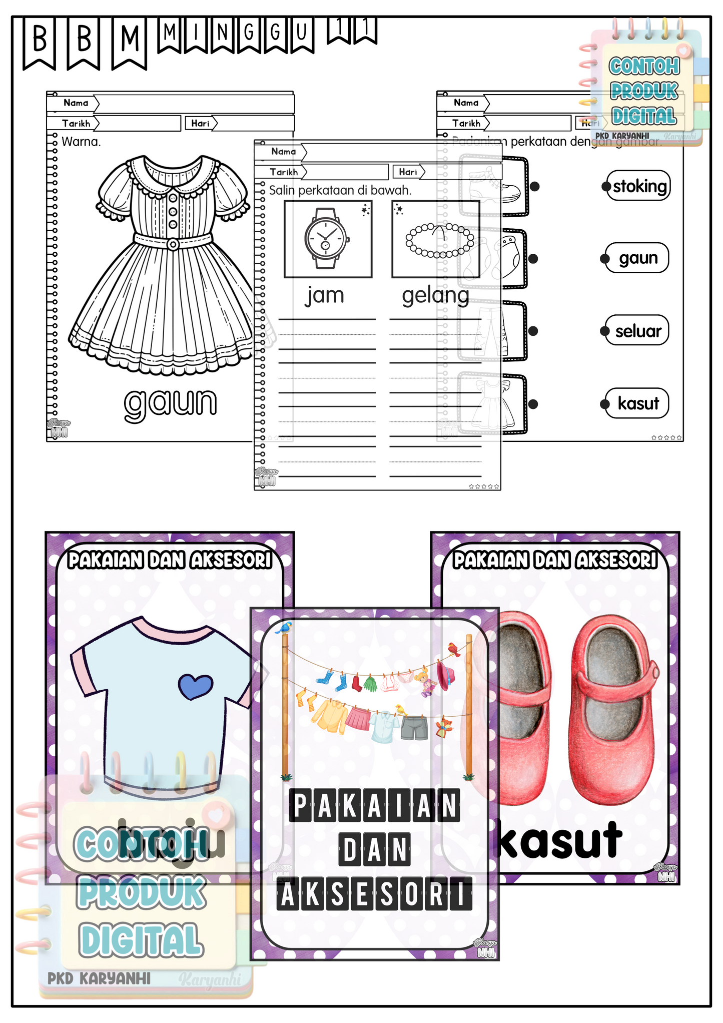 BBM Minggu 11 Pakaian dan Aksesori