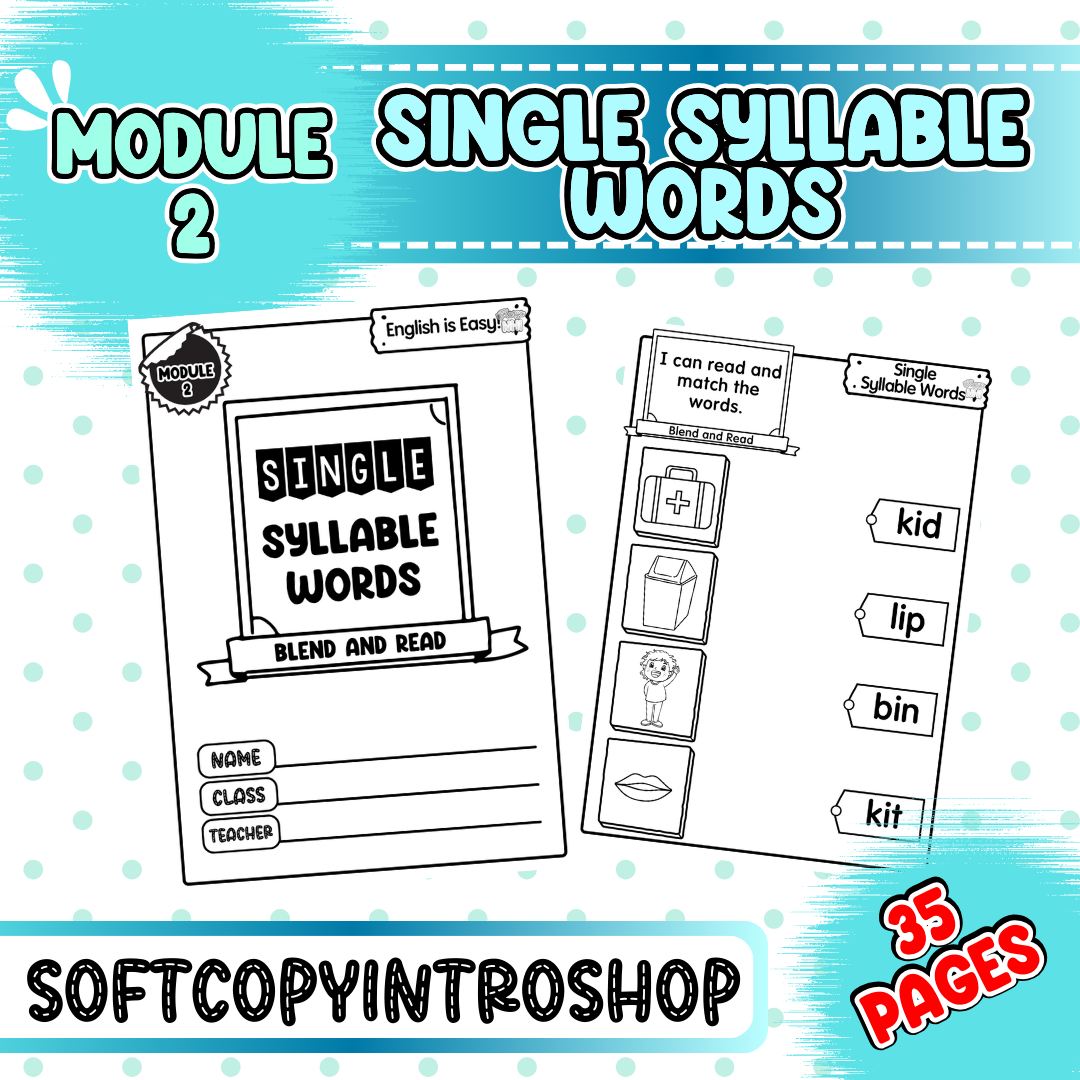 Single Syllable Words (Module 2)
