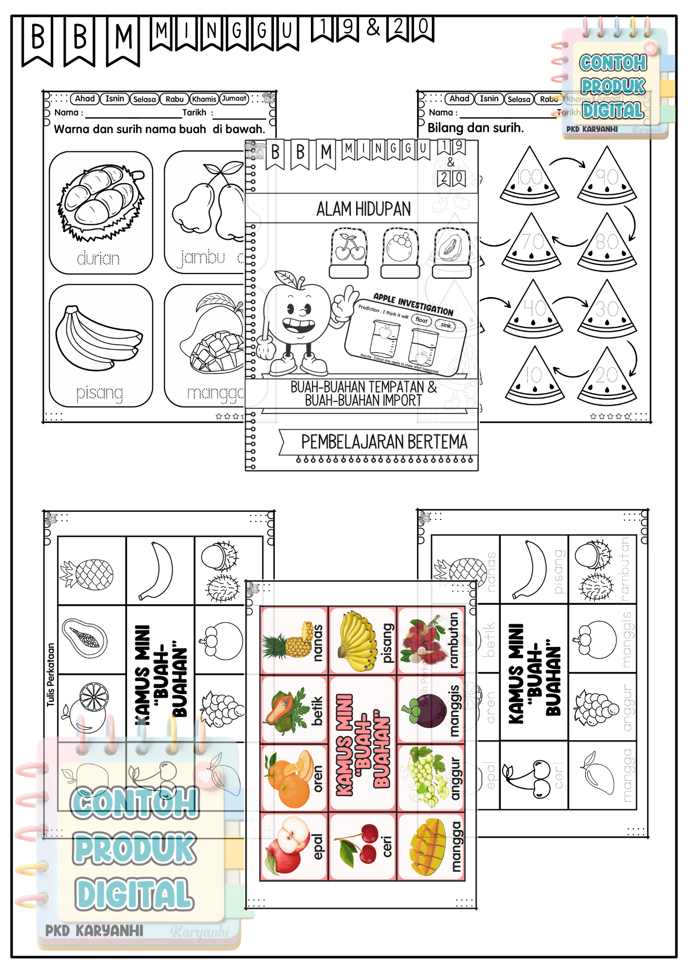 BBM Minggu 19 & 20 Buah-buahan