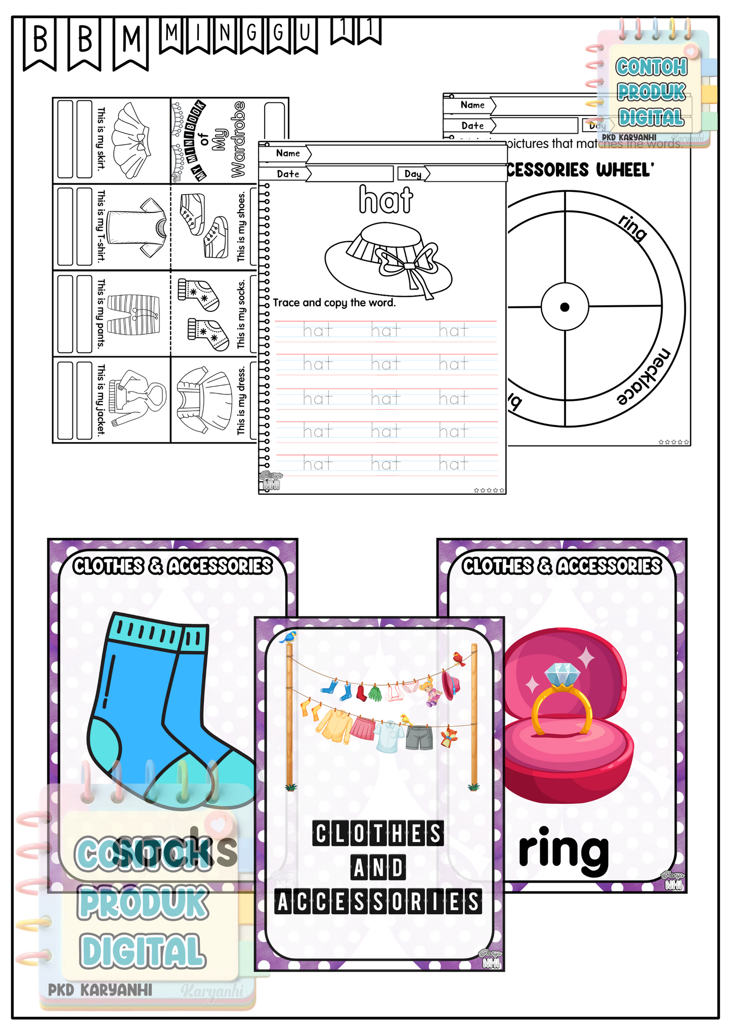 BBM Minggu 11 Pakaian dan Aksesori