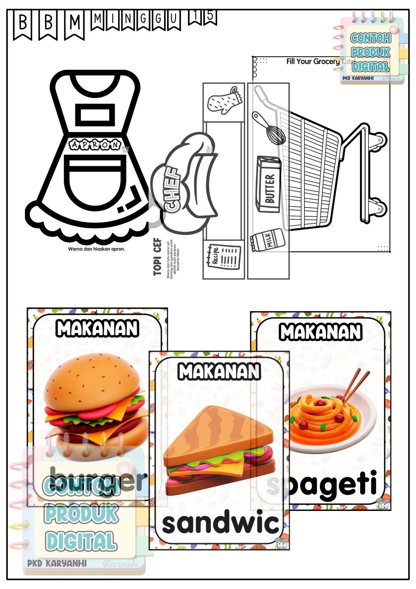 BBM Minggu 15 Makanan