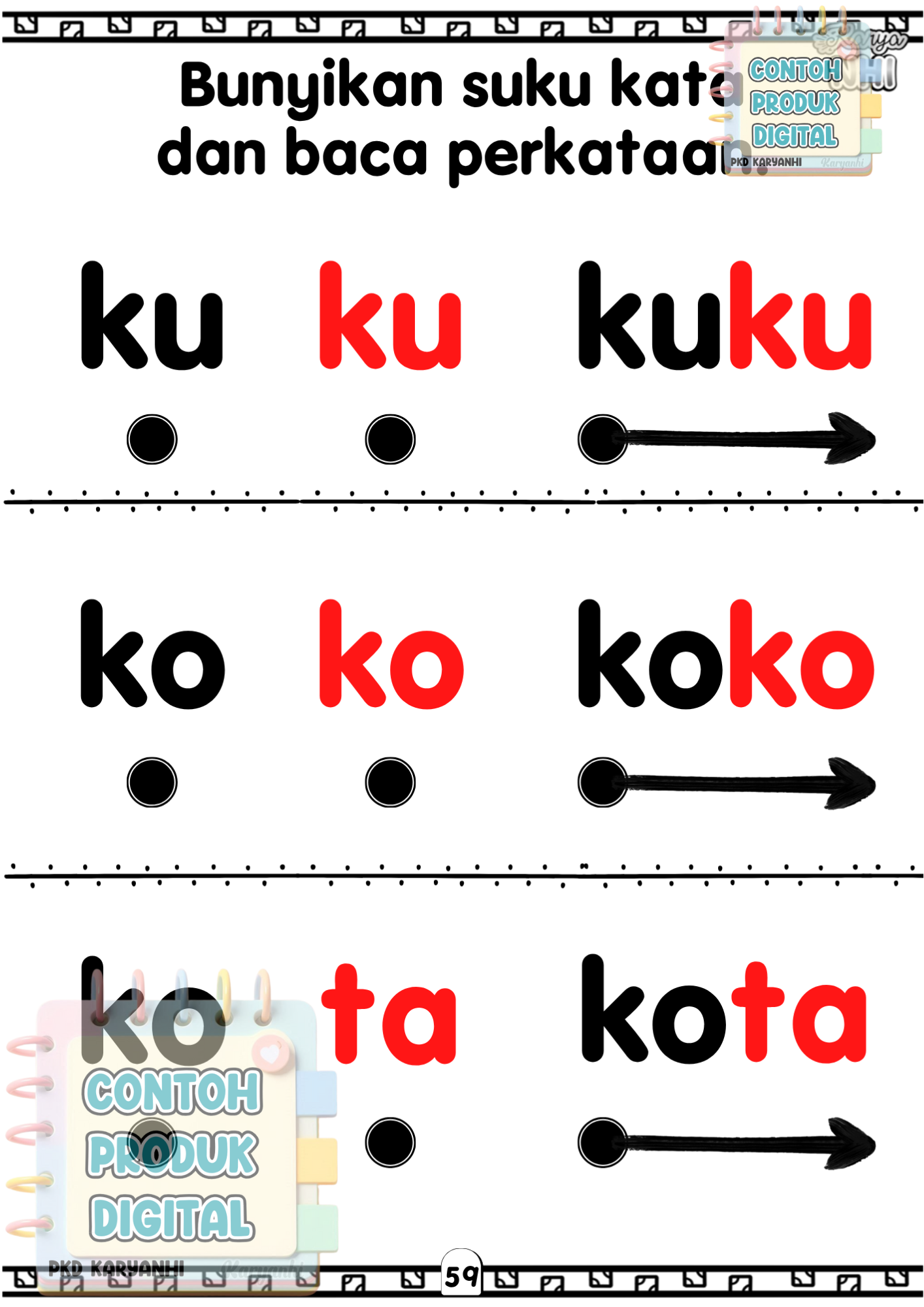 3 Modul Seronok Baca Bersama (Bantu Anak Baca)