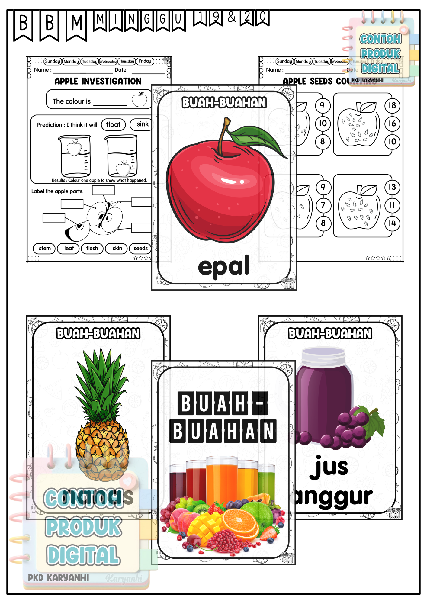 BBM Minggu 19 & 20 Buah-buahan