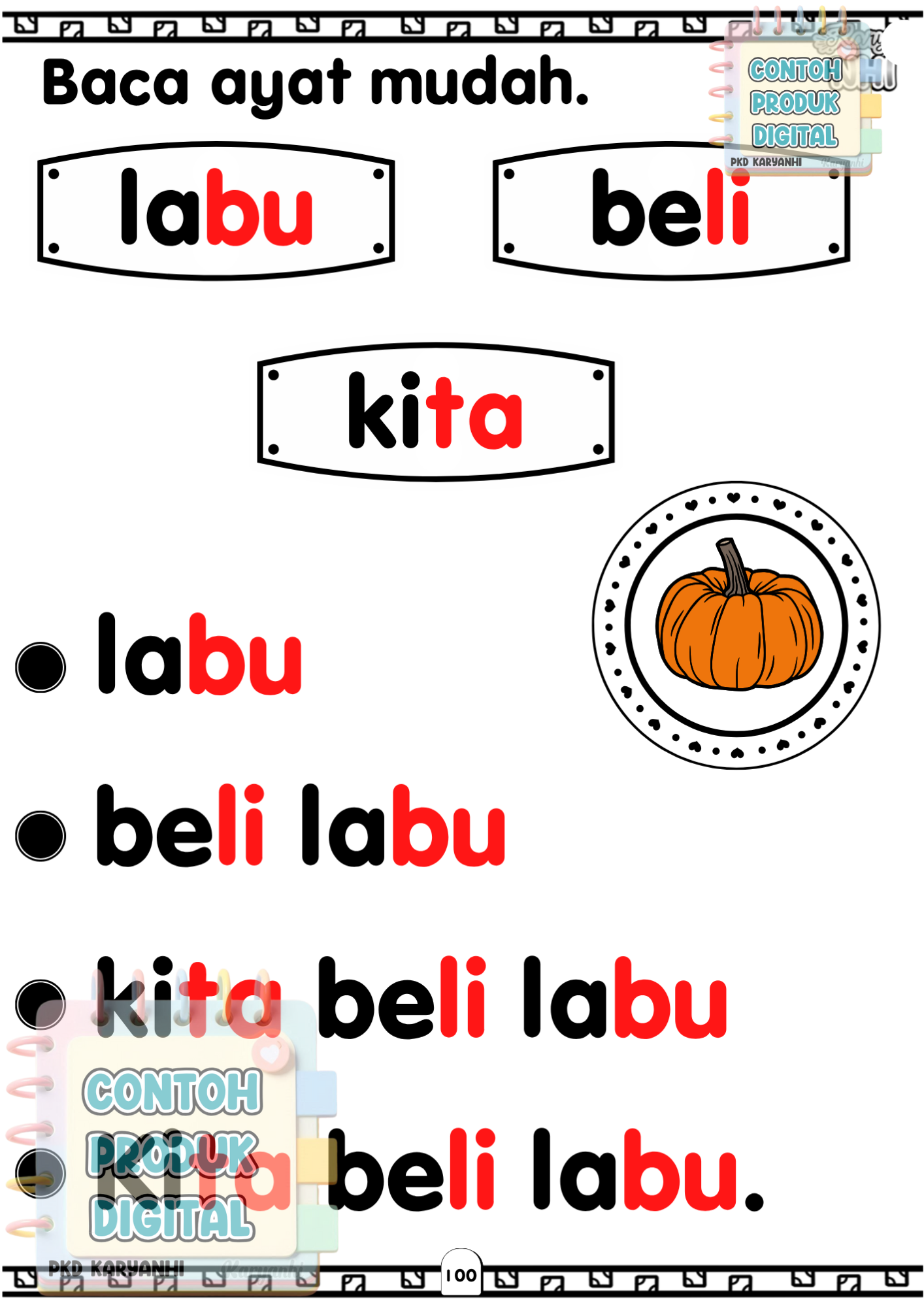 3 Modul Seronok Baca Bersama (Bantu Anak Baca)