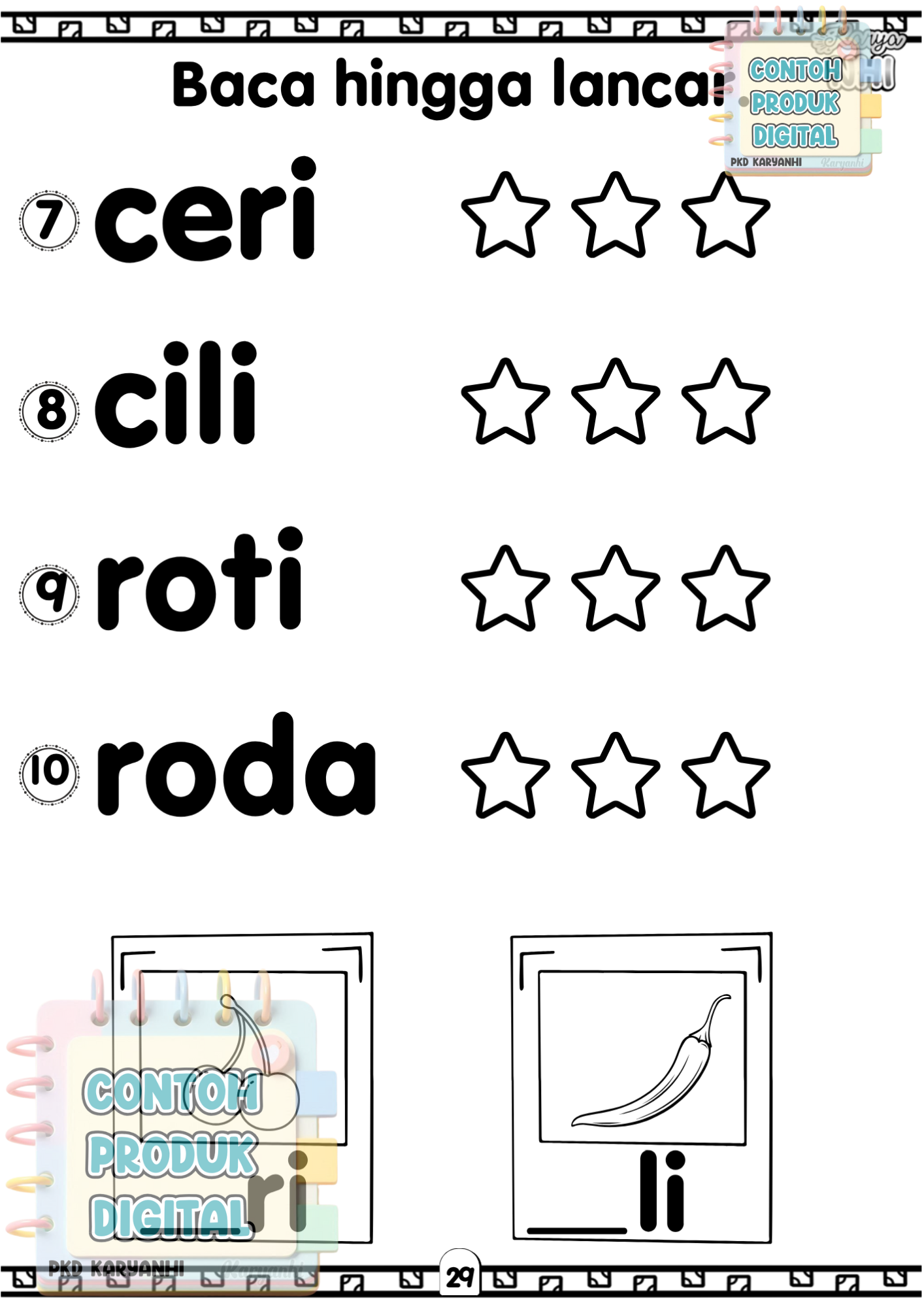 3 Modul Seronok Baca Bersama (Bantu Anak Baca)