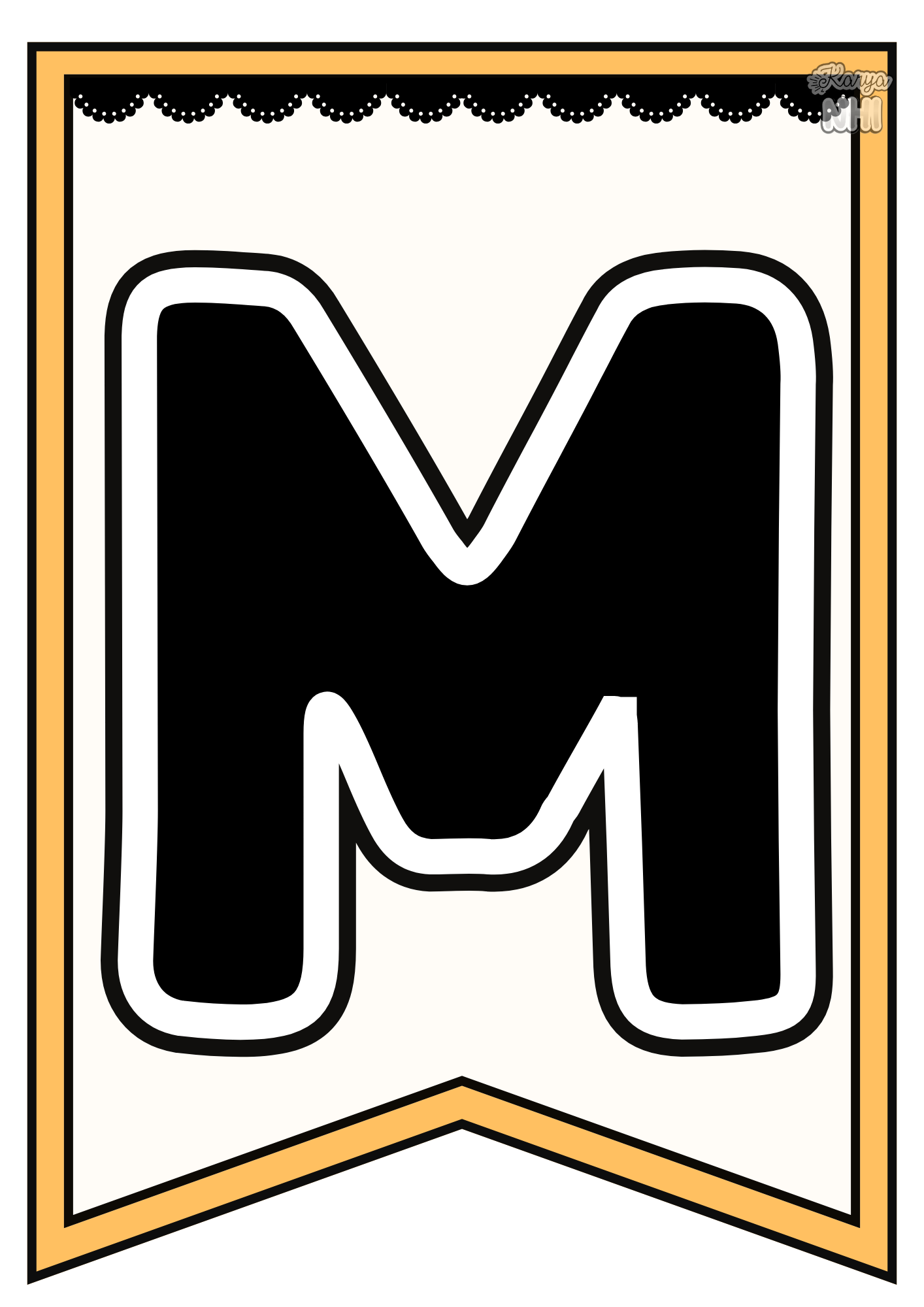 Dekorasi Huruf Sempena Bulan Ramadan