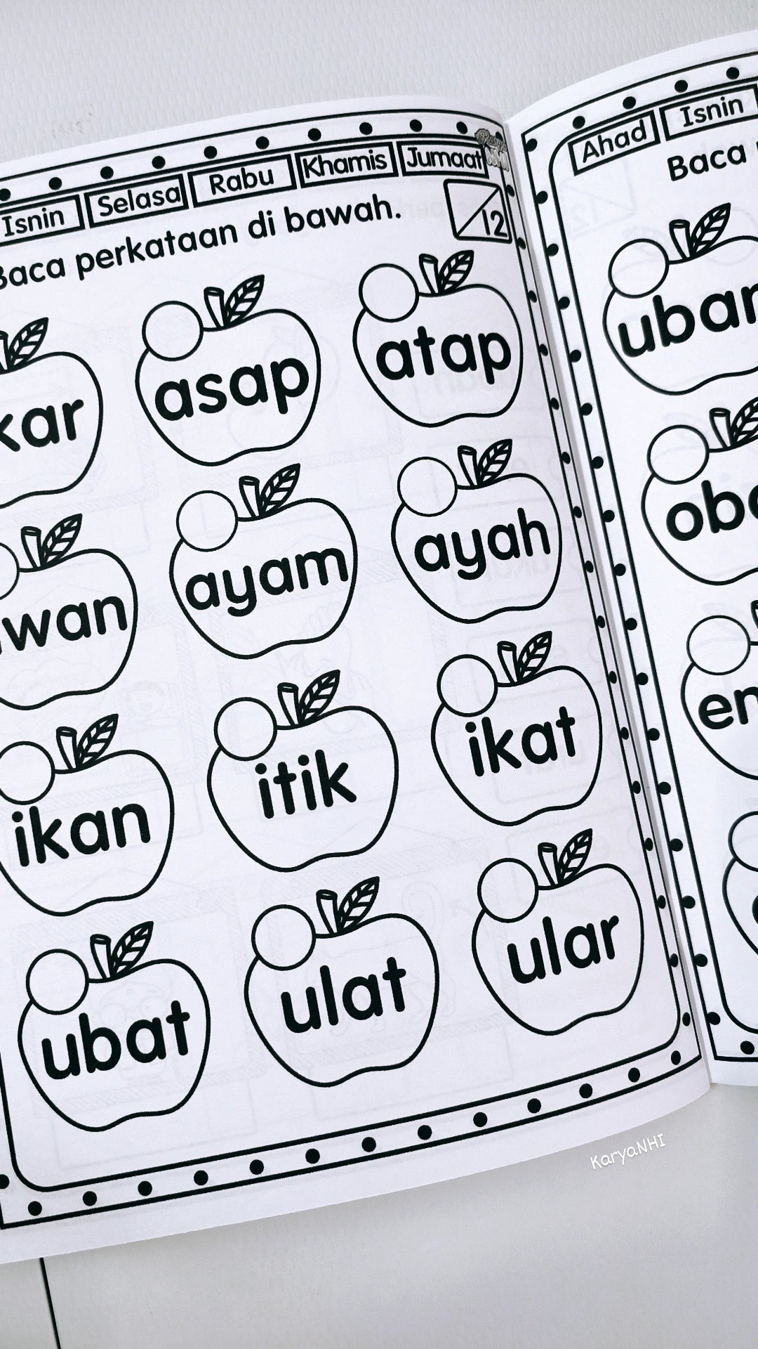 Jom Baca Perkataan v+kvk
