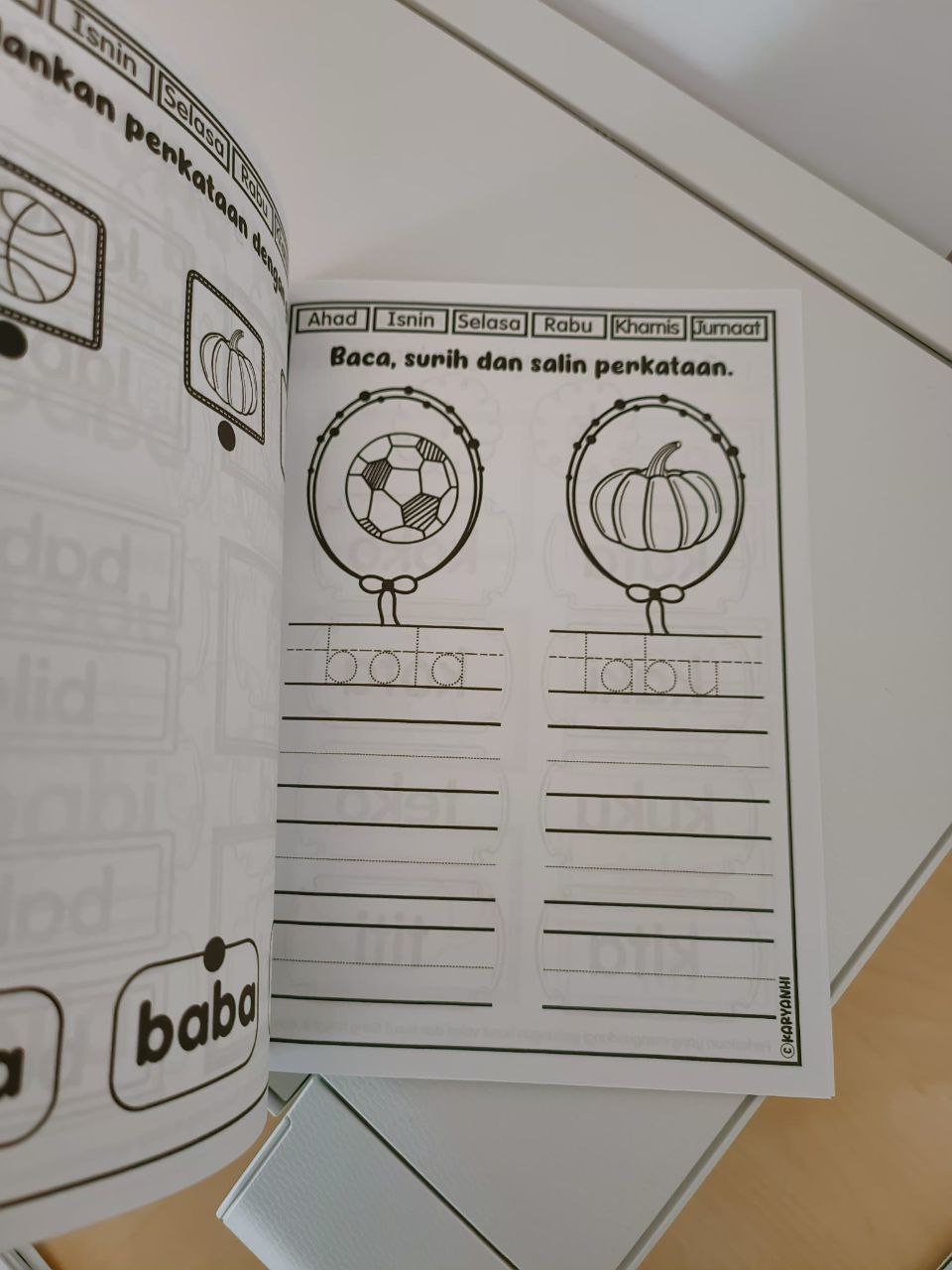 Jom Baca Perkataan kv+kv