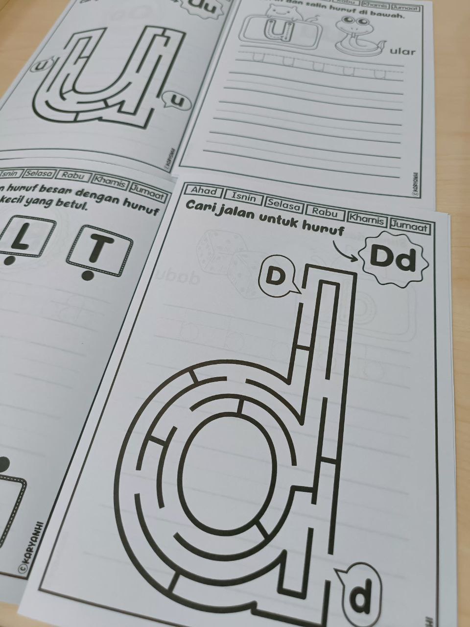 Jom Baca Perkataan kv+kv