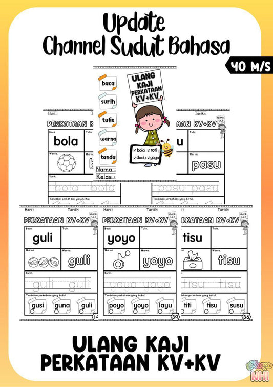 Bahan 31 : Ulang Kaji Perkataan kv+kv