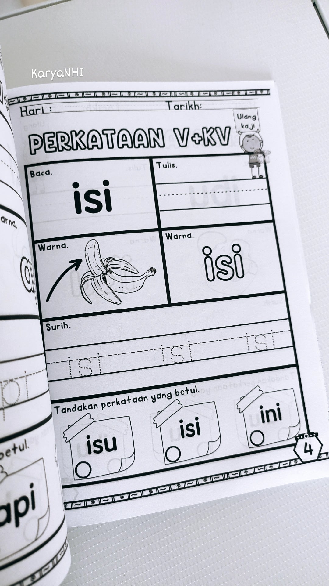 Bahan 19 : Ulang Kaji Perkataan v+kv
