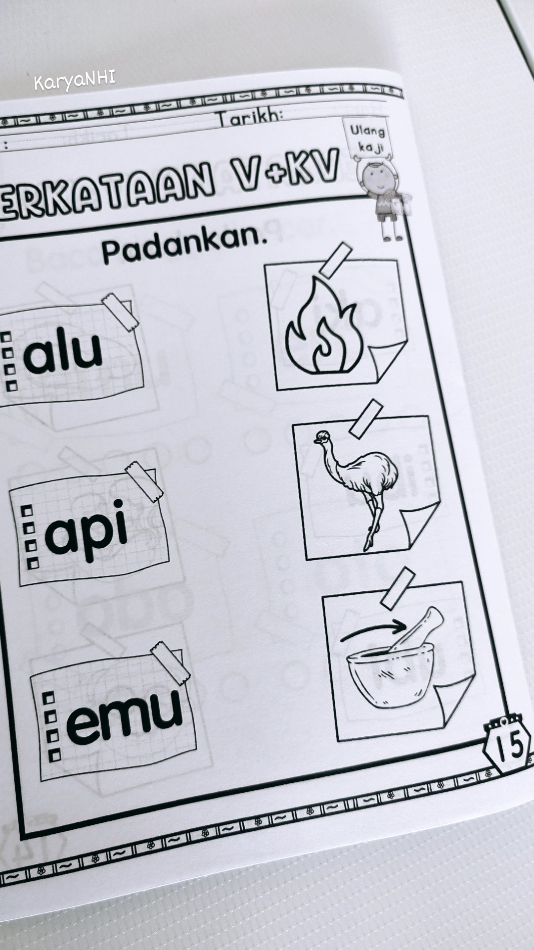 Bahan 19 : Ulang Kaji Perkataan v+kv