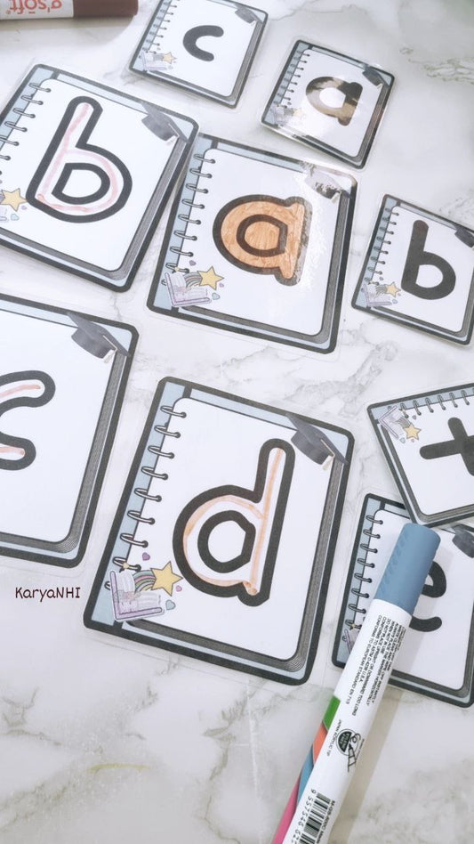 Bahan 5, 6, 7 dan 8 : Buku Huruf (Kecil, Besar)