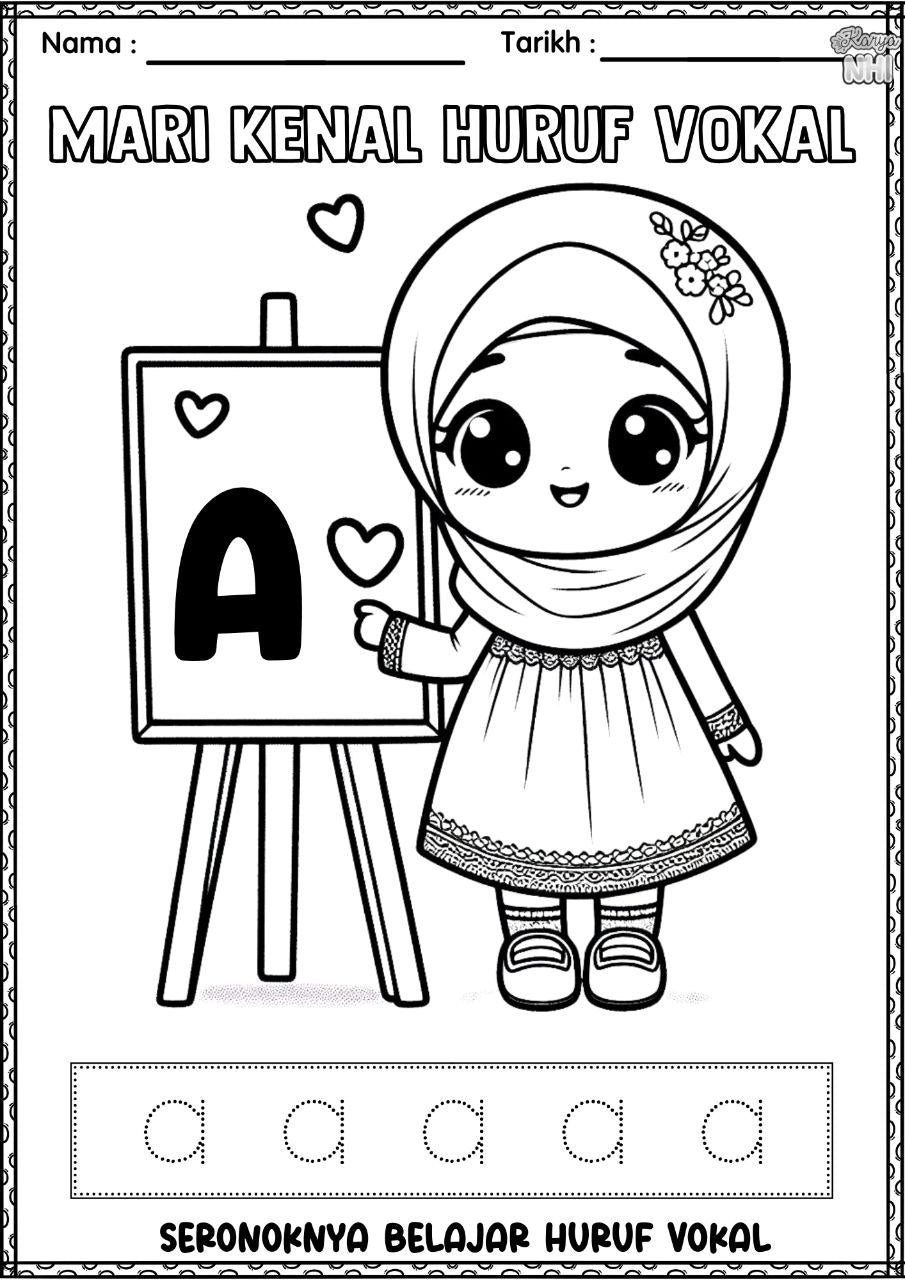 Seronoknya Belajar Huruf Vokal