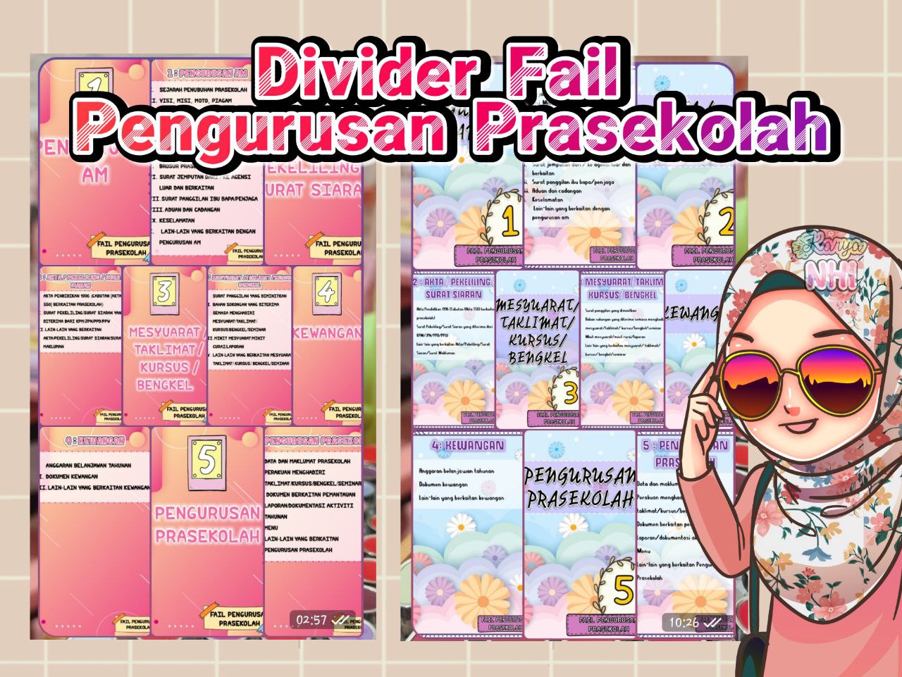 DIVIDER FAIL PENGURUSAN PRASEKOLAH